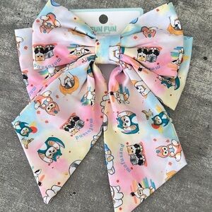 Kids Bow with Cartoon Print - Multicolor